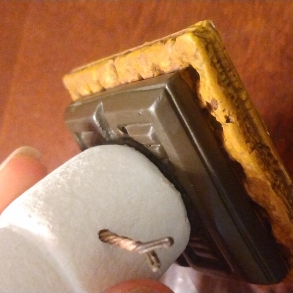 The Original Smores Christmas Ornament Marshmallow, Graham Cracker & Chocolate - Picture 7 of 8